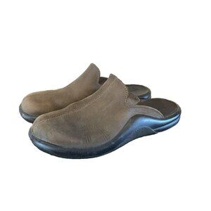 Hammacher Schlemmer Loafers slipper Shoes Mens/unisex 39 EU Brown Leather